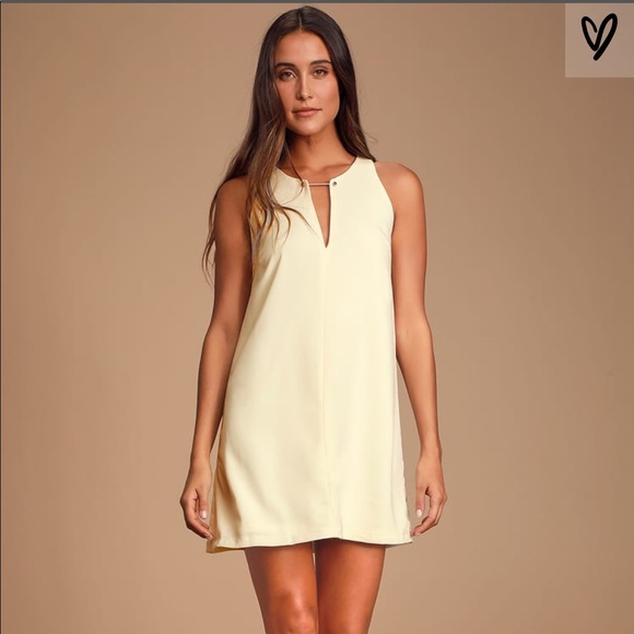 Near or Bar Cream Shift Dress - Picture 2 of 3